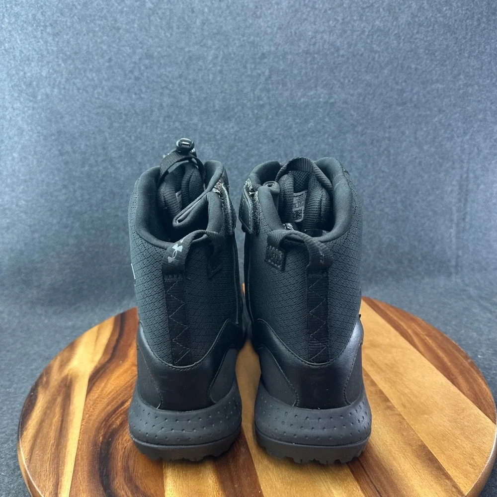 Under Armour Men 11.5 Black Boot MicroG VALSETZ Waterproof Zip 3026738-001